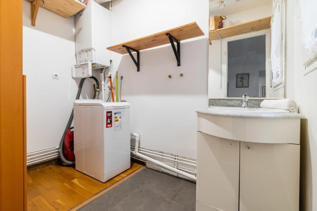85M2 De Confort Paris 17 - Charme Parisien 6P - Flat-Guest ภายนอก รูปภาพ