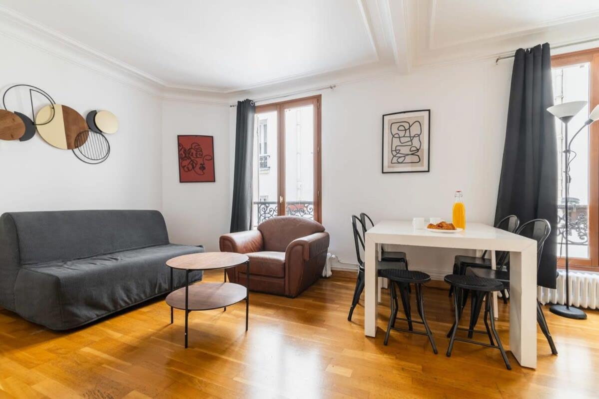 85M2 De Confort Paris 17 - Charme Parisien 6P - Flat-Guest ภายนอก รูปภาพ